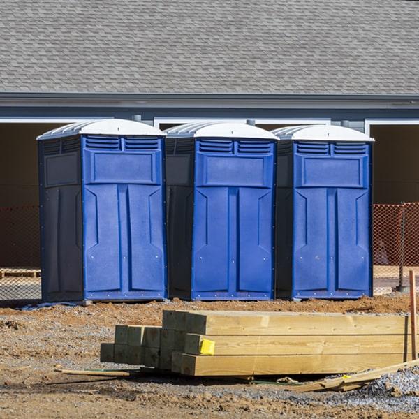 are there any additional fees associated with portable toilet delivery and pickup in Storrs Mansfield Connecticut